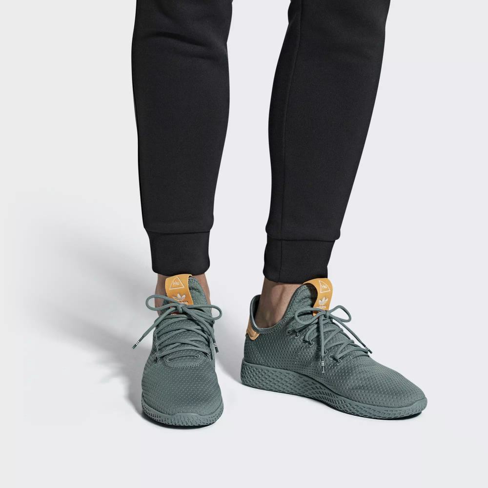 Adidas Pharrell Williams Tennis Hu Tenis Verdes Para Mujer (MX-71886)